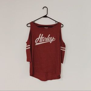 Hurley shoulder cut out top
